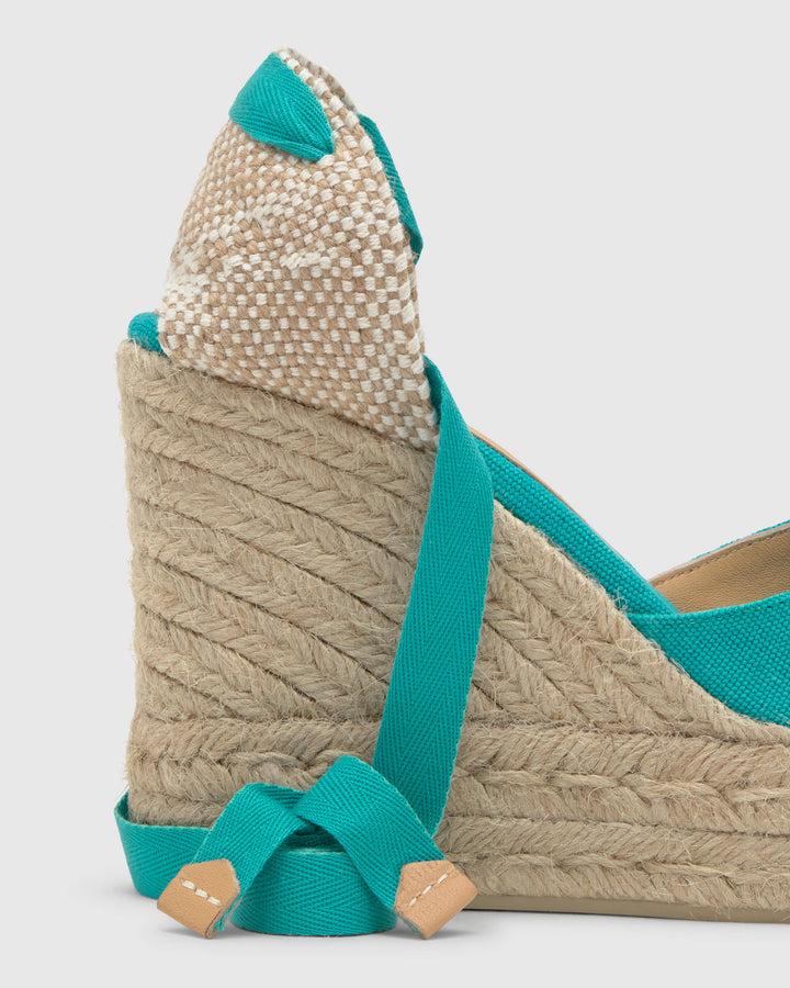 Castañer Calzado De Mujer Estilo Pala Talon Con Cuña De 11cm De Altura | Castañer