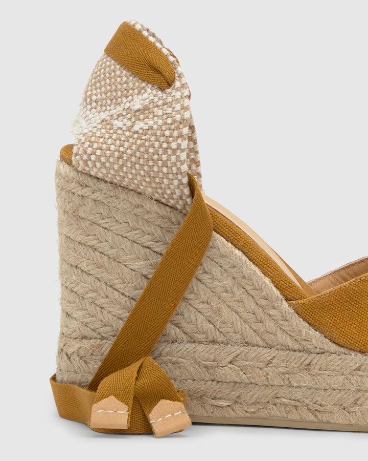 Castañer Calzado De Mujer Estilo Pala Talon Con Cuña De 11cm De Altura | Castañer