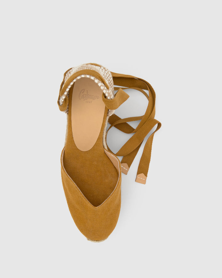 Castañer Calzado De Mujer Estilo Pala Talon Con Cuña De 11cm De Altura | Castañer