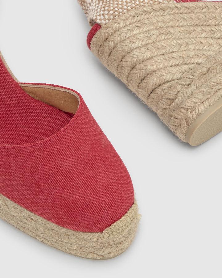 Castañer Calzado De Mujer Estilo Pala Talon Con Cuña De 11cm De Altura | Castañer