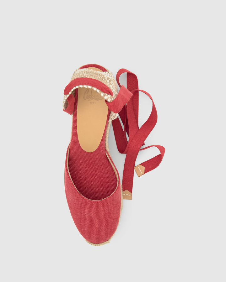 Castañer Calzado De Mujer Estilo Pala Talon Con Cuña De 11cm De Altura | Castañer