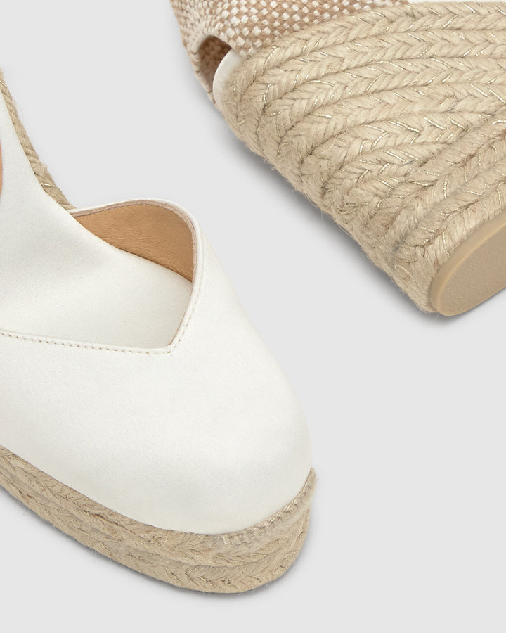 Castañer Calzado De Mujer Estilo Pala Talon Con Cuña De 11cm De Altura | Castañer