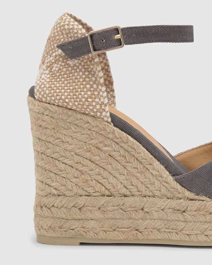 Castañer Calzado De Mujer Estilo Pala Talon Con Cuña De 11cm De Altura | Castañer