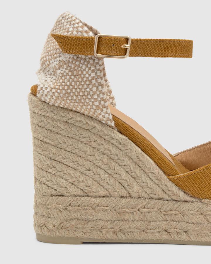 Castañer Calzado De Mujer Estilo Pala Talon Con Cuña De 11cm De Altura | Castañer