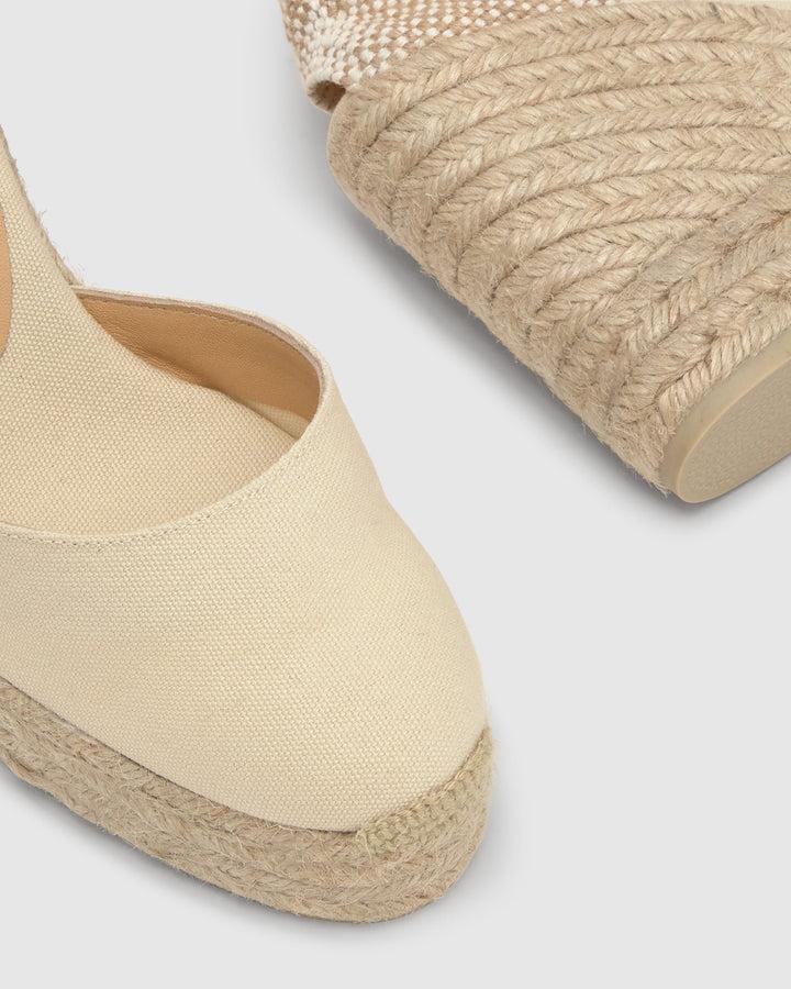 Castañer Calzado De Mujer Estilo Pala Talon Con Cuña De 11cm De Altura | Castañer