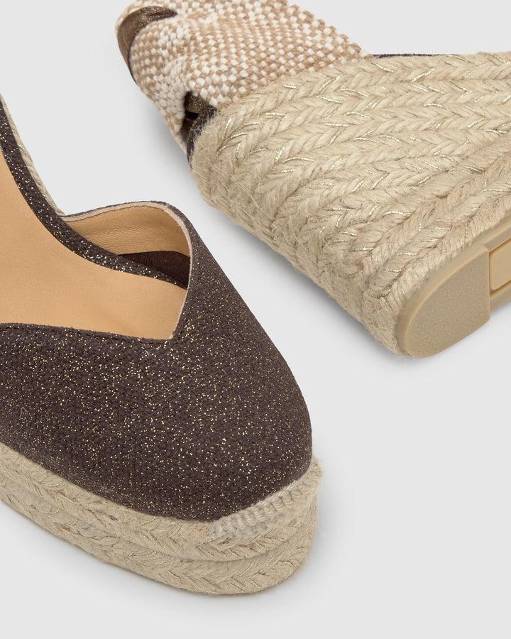 Castañer Calzado De Mujer Estilo Pala Talon Con Cuña De 11cm De Altura | Castañer