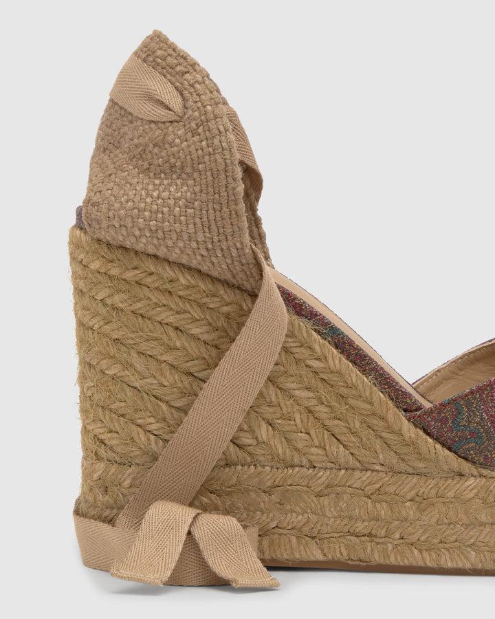 Castañer Calzado De Mujer Estilo Pala Talon Con Cuña De 11cm De Altura | Castañer