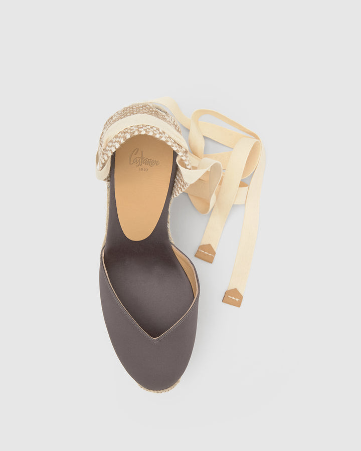 Castañer Calzado De Mujer Estilo Pala Talon Con Cuña De 11cm De Altura | Castañer