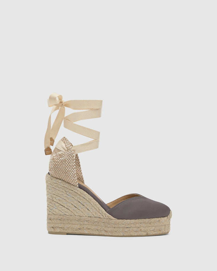 Castañer Calzado de Mujer estilo Pala Talon con Cuña de 11cm de altura | Castañer