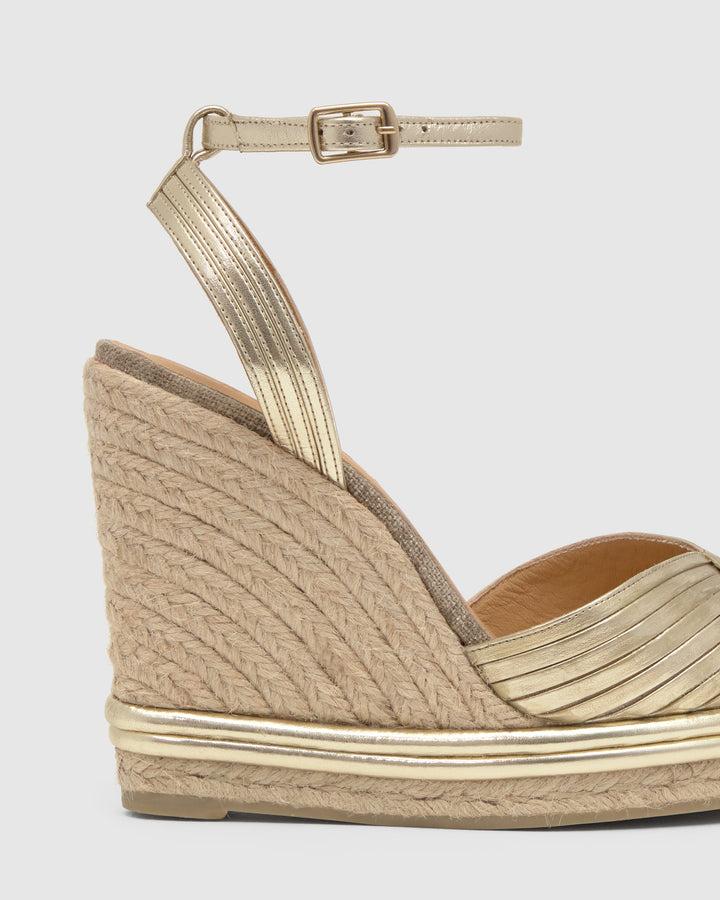 Castañer Calzado De Mujer Estilo Pala Talon Con Cuña De 13cm De Altura | Castañer