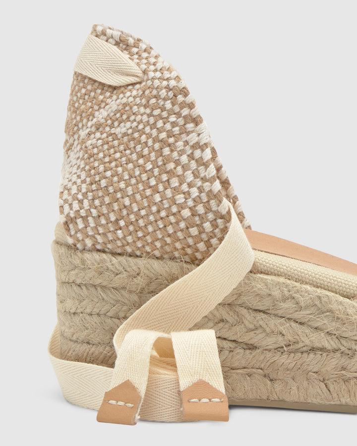 Castañer Calzado De Mujer Estilo Pala Talon Con Cuña De 5cm De Altura | Castañer