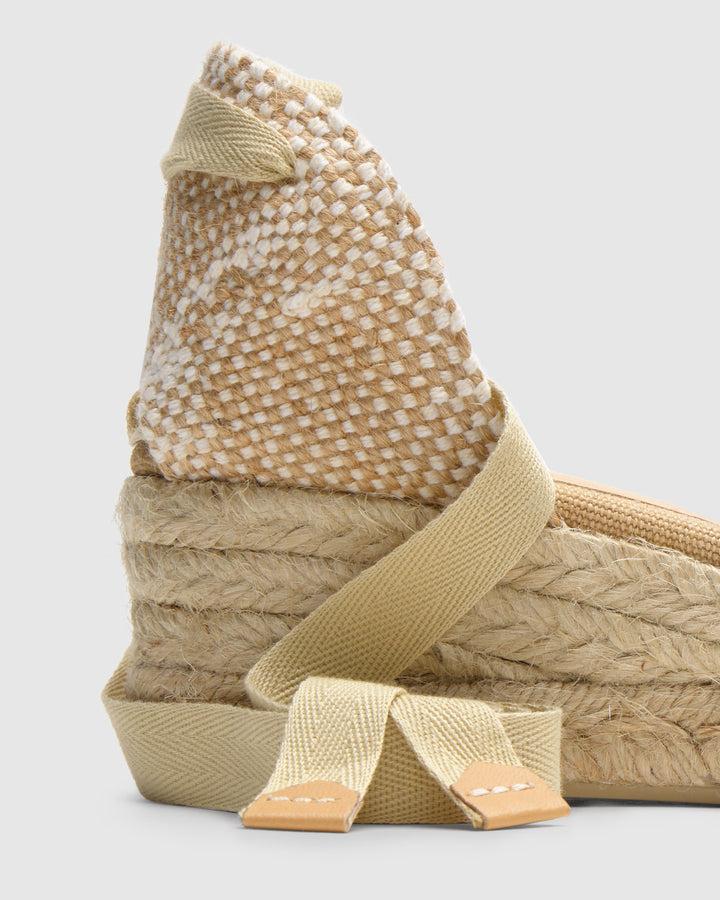 Castañer Calzado De Mujer Estilo Pala Talon Con Cuña De 5cm De Altura | Castañer