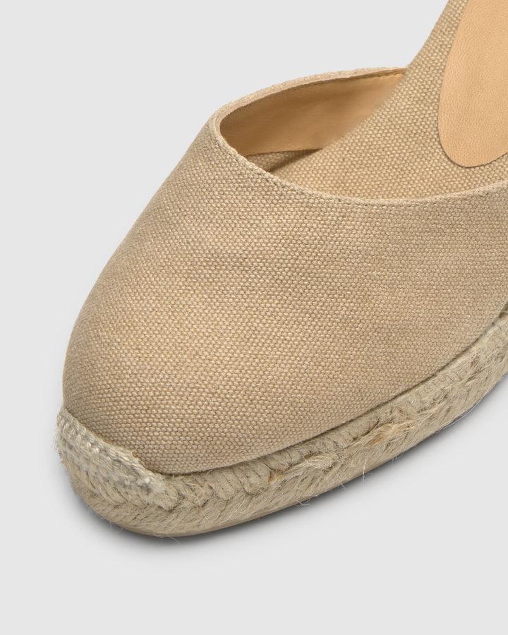 Castañer Calzado De Mujer Estilo Pala Talon Con Cuña De 5cm De Altura | Castañer