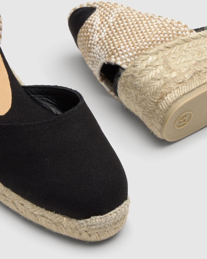 Castañer Calzado De Mujer Estilo Pala Talon Con Cuña De 5cm De Altura | Castañer