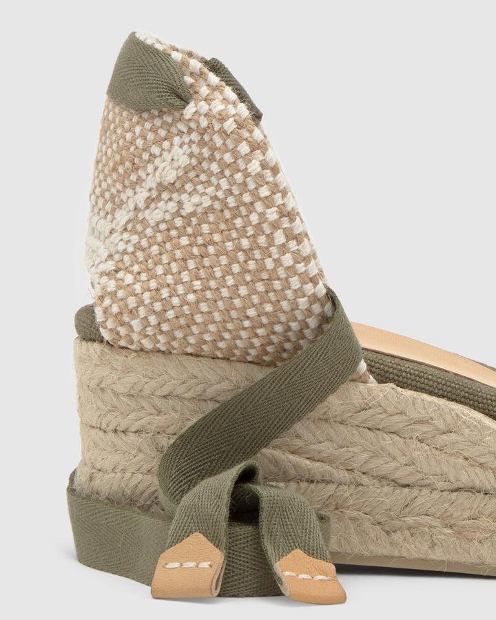 Castañer Calzado De Mujer Estilo Pala Talon Con Cuña De 5cm De Altura | Castañer