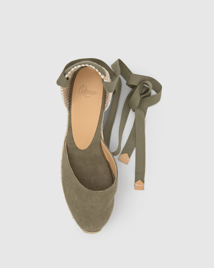 Castañer Calzado De Mujer Estilo Pala Talon Con Cuña De 5cm De Altura | Castañer