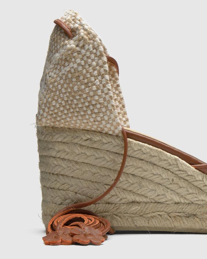 Castañer Calzado De Mujer Estilo Pala Talon Con Cuña De 7cm De Altura | Castañer