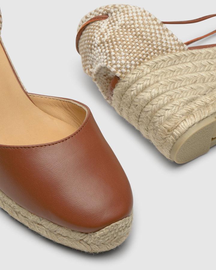 Castañer Calzado De Mujer Estilo Pala Talon Con Cuña De 7cm De Altura | Castañer