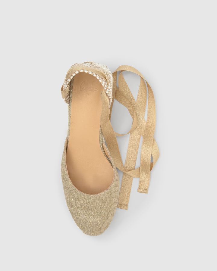 Castañer Calzado De Mujer Estilo Pala Talon Con Cuña De 7cm De Altura | Castañer