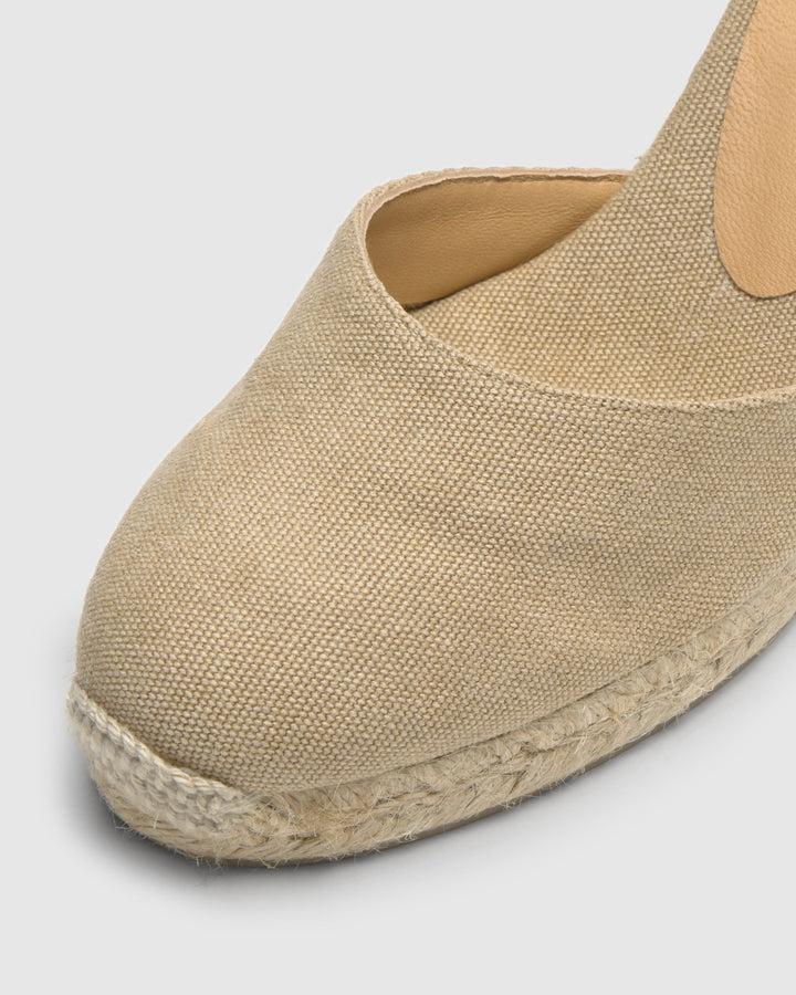 Castañer Calzado De Mujer Estilo Pala Talon Con Cuña De 7cm De Altura | Castañer