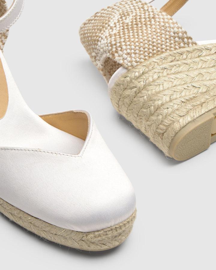 Castañer Calzado De Mujer Estilo Pala Talon Con Cuña De 7cm De Altura | Castañer