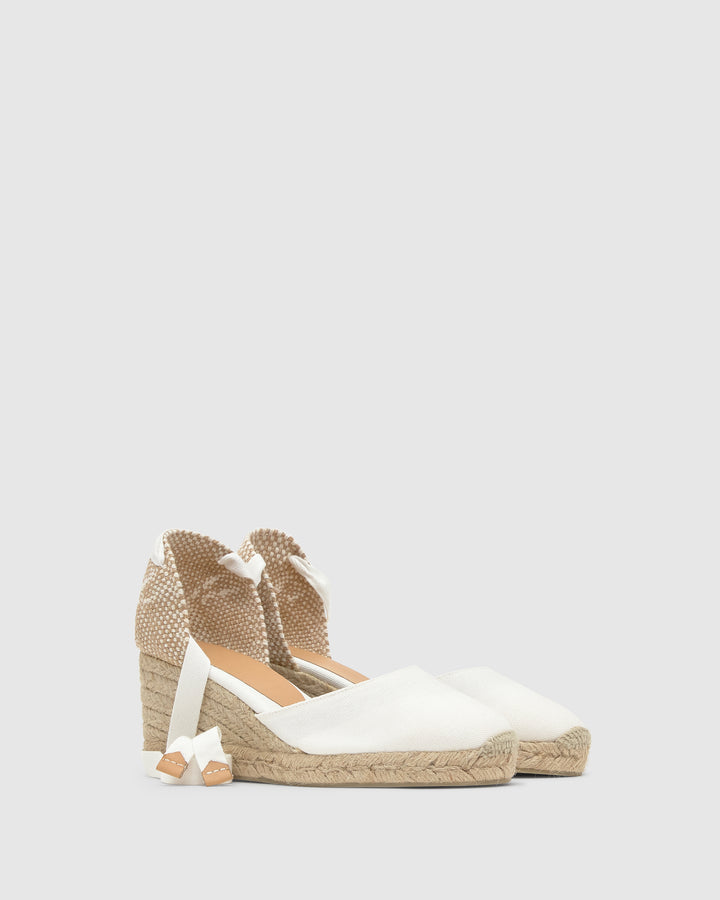 Castañer Calzado de Mujer estilo Pala Talon con Cuña de 7cm de altura | Castañer