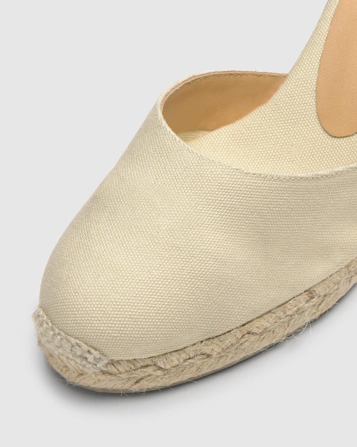 Castañer Calzado De Mujer Estilo Pala Talon Con Cuña De 7cm De Altura | Castañer