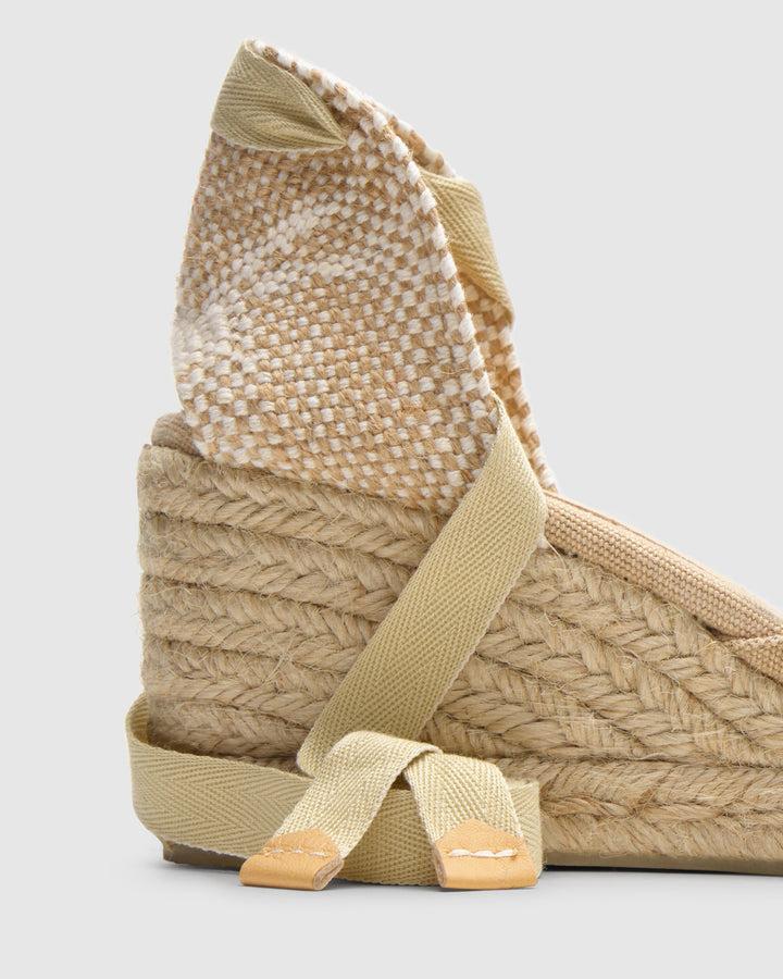 Castañer Calzado De Mujer Estilo Pala Talon Con Cuña De 7cm De Altura | Castañer