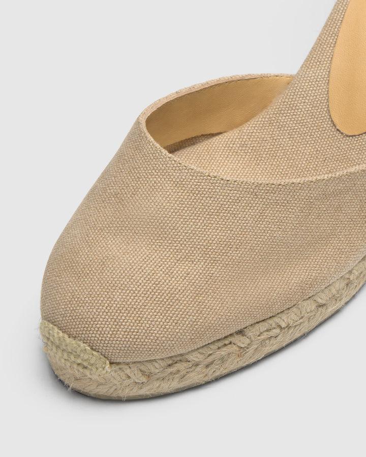 Castañer Calzado De Mujer Estilo Pala Talon Con Cuña De 7cm De Altura | Castañer