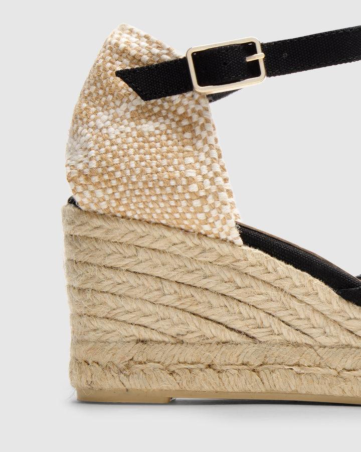 Castañer Calzado De Mujer Estilo Pala Talon Con Cuña De 7cm De Altura | Castañer