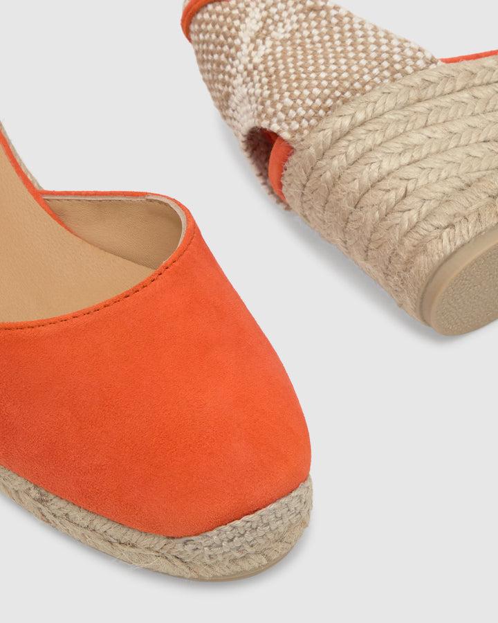 Castañer Calzado De Mujer Estilo Pala Talon Con Cuña De 7cm De Altura | Castañer