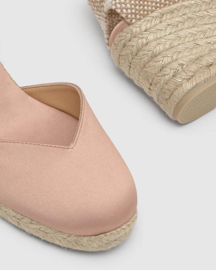 Castañer Calzado De Mujer Estilo Pala Talon Con Cuña De 7cm De Altura | Castañer