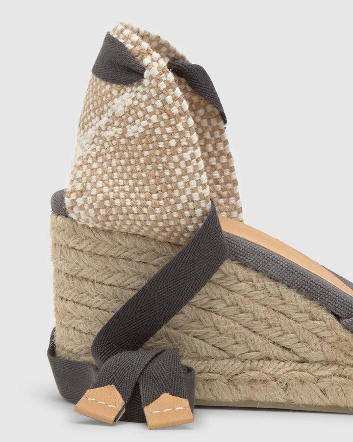 Castañer Calzado De Mujer Estilo Pala Talon Con Cuña De 7cm De Altura | Castañer