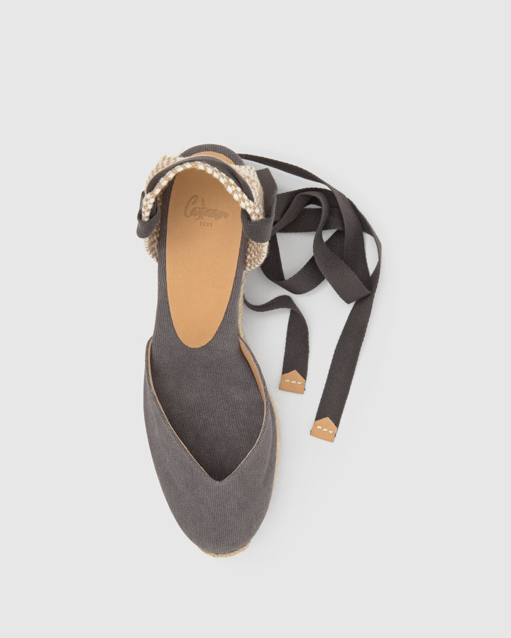 Castañer Calzado De Mujer Estilo Pala Talon Con Cuña De 7cm De Altura | Castañer