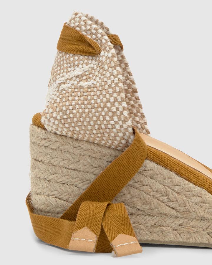 Castañer Calzado De Mujer Estilo Pala Talon Con Cuña De 7cm De Altura | Castañer