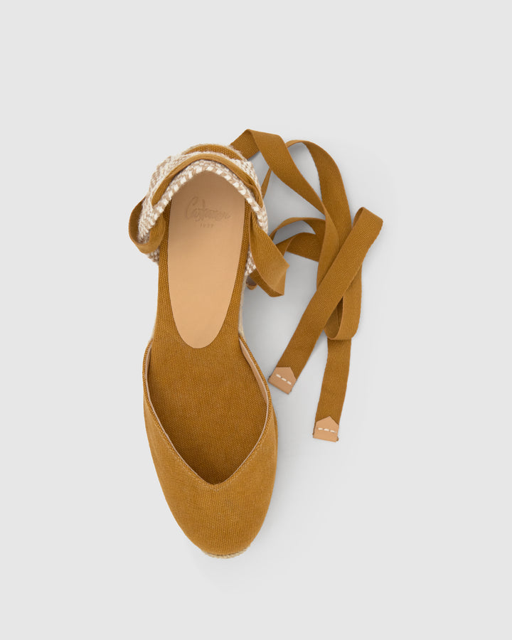 Castañer Calzado De Mujer Estilo Pala Talon Con Cuña De 7cm De Altura | Castañer