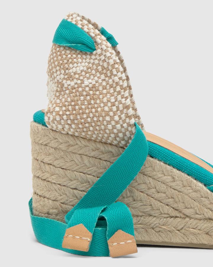 Castañer Calzado De Mujer Estilo Pala Talon Con Cuña De 7cm De Altura | Castañer