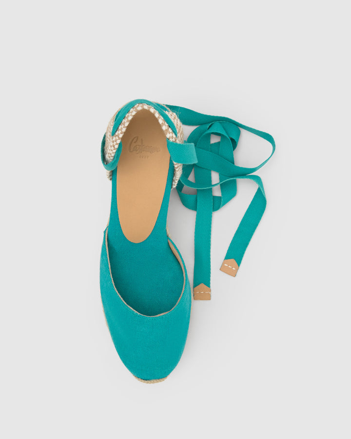 Castañer Calzado De Mujer Estilo Pala Talon Con Cuña De 7cm De Altura | Castañer