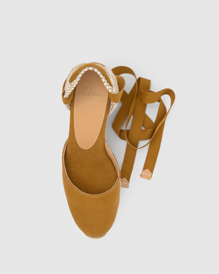 Castañer Calzado De Mujer Estilo Pala Talon Con Cuña De 7cm De Altura | Castañer