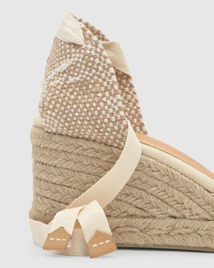 Castañer Calzado De Mujer Estilo Pala Talon Con Cuña De 7cm De Altura | Castañer