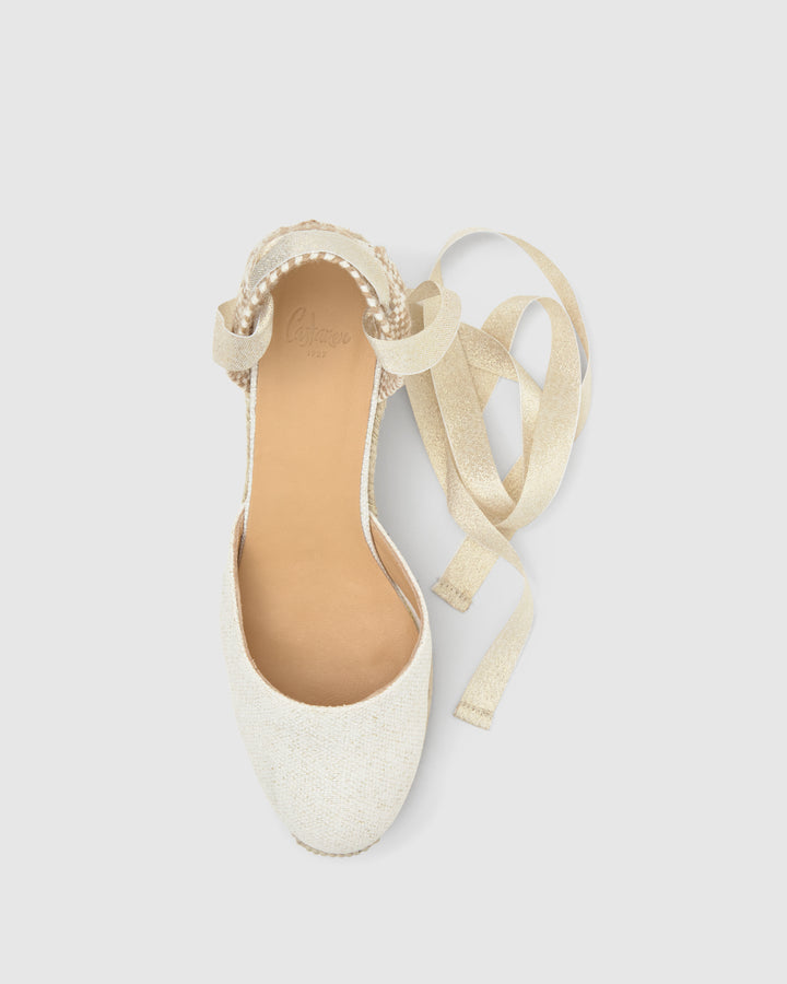 Castañer Calzado De Mujer Estilo Pala Talon Con Cuña De 7cm De Altura | Castañer