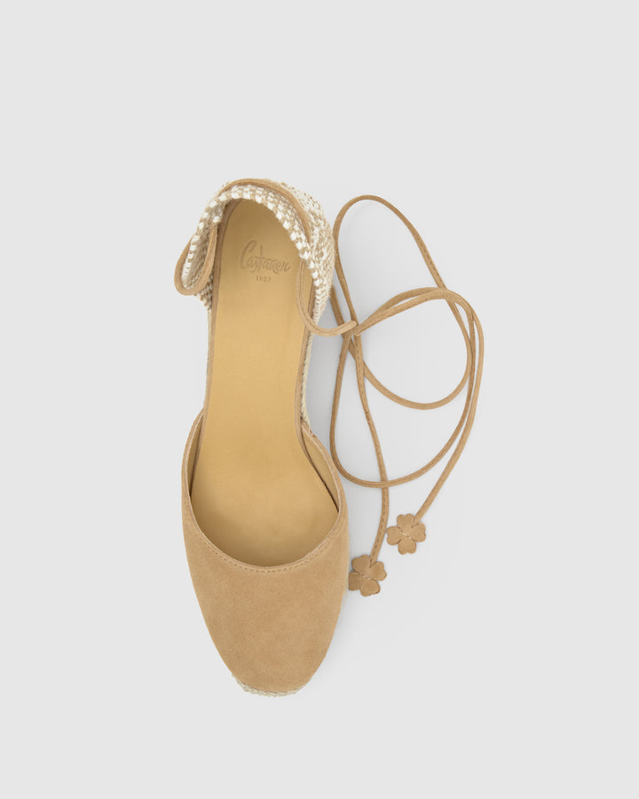 Castañer Calzado De Mujer Estilo Pala Talon Con Cuña De 7cm De Altura | Castañer