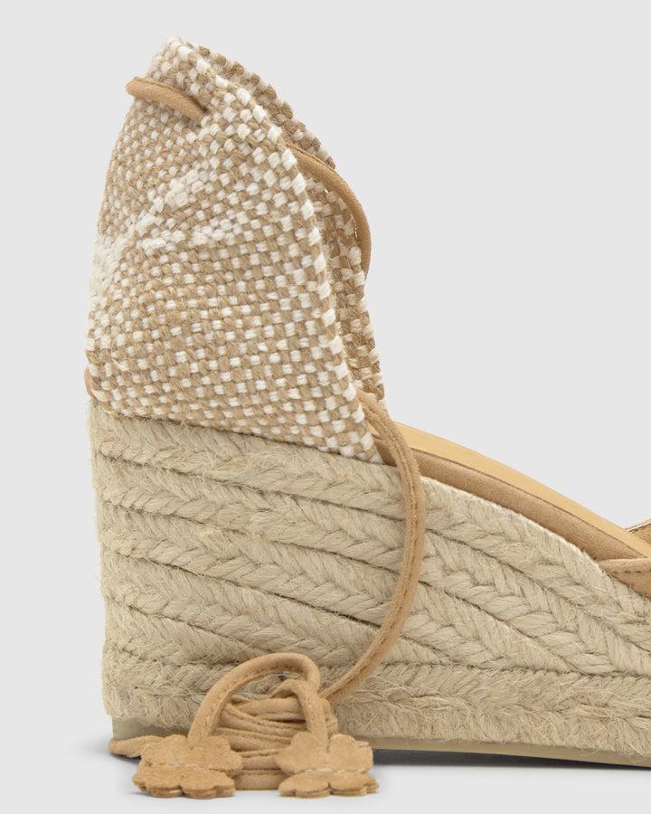 Castañer Calzado De Mujer Estilo Pala Talon Con Cuña De 7cm De Altura | Castañer