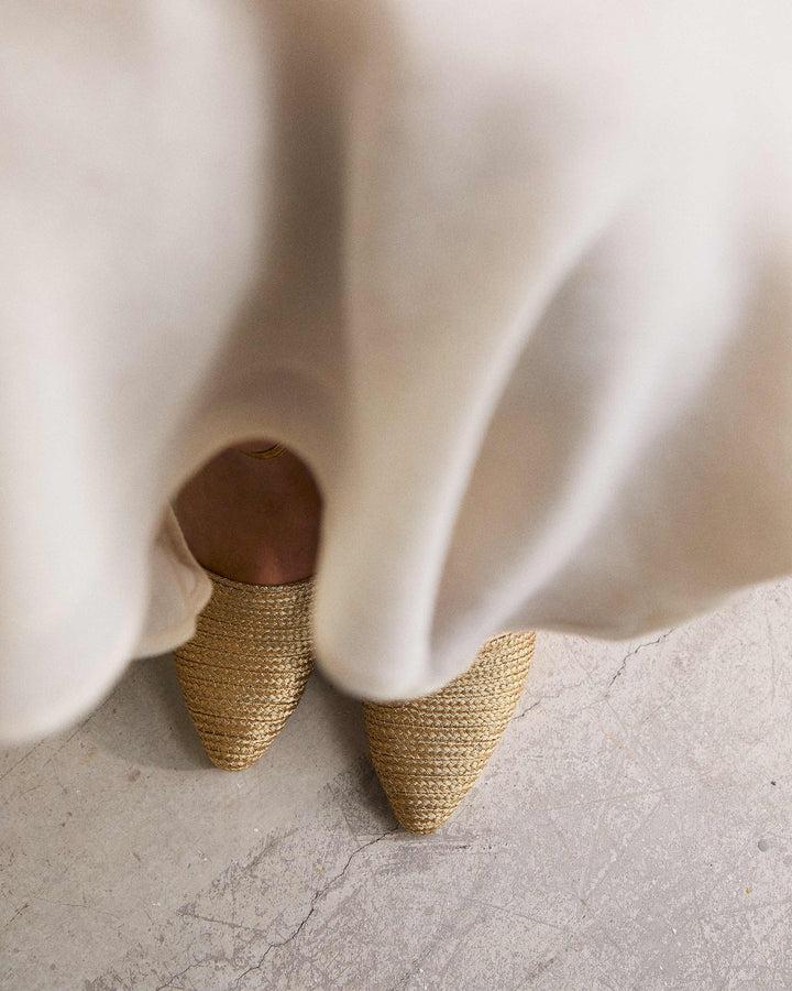 Castañer Calzado De Mujer Estilo Pala Talon Con Cuña De 8cm De Altura | Castañer