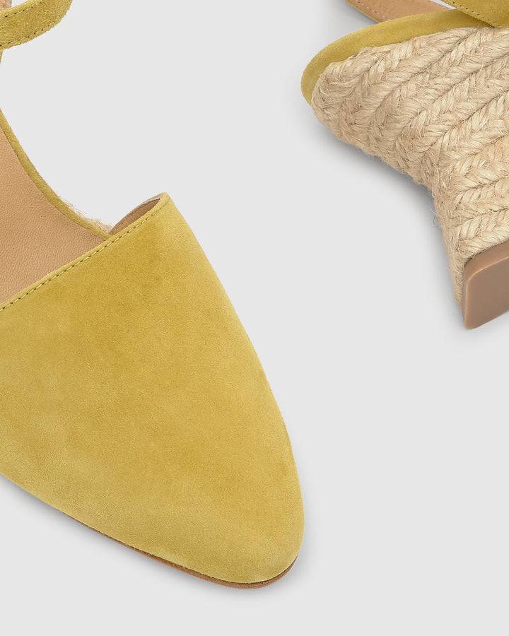 Castañer Calzado De Mujer Estilo Pala Talon Con Cuña De 8cm De Altura | Castañer