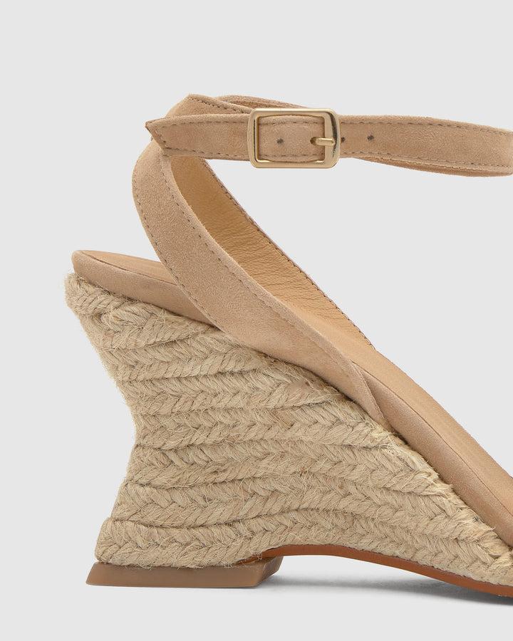 Castañer Calzado De Mujer Estilo Pala Talon Con Cuña De 8cm De Altura | Castañer