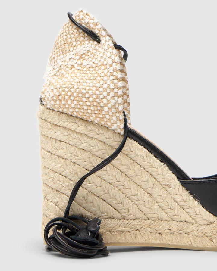 Castañer Calzado De Mujer Estilo Pala Talon Con Cuña De 9cm De Altura | Castañer