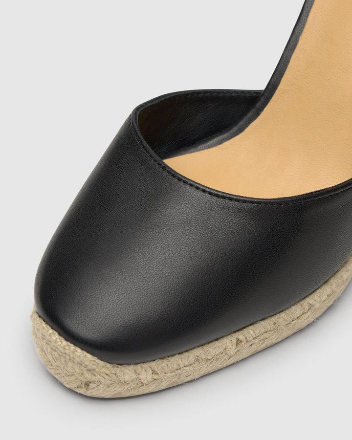 Castañer Calzado De Mujer Estilo Pala Talon Con Cuña De 9cm De Altura | Castañer