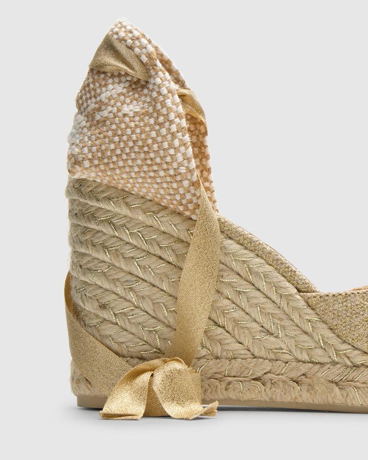 Castañer Calzado De Mujer Estilo Pala Talon Con Cuña De 9cm De Altura | Castañer