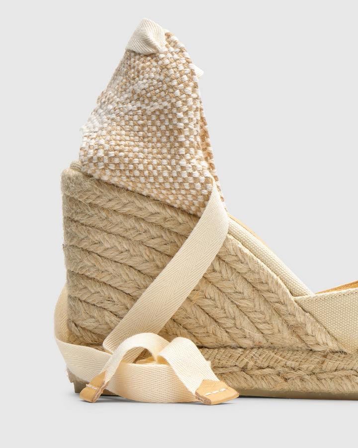 Castañer Calzado De Mujer Estilo Pala Talon Con Cuña De 9cm De Altura | Castañer